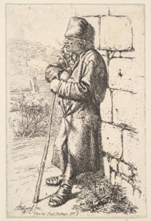The Tobacco Smoker, 1817. Creator: Johann Christian Erhard.