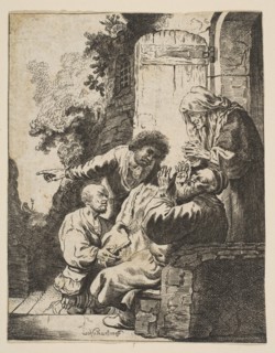 Joseph's Coat Brought to Jacob, ca. 1633. Creator: Johann Georg Hertel.