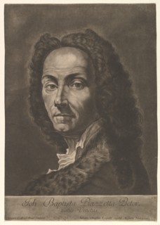 Portrait of Giovanni Battista Piazzetta, early 18th century. Creator: Johann Gottfried Haid.