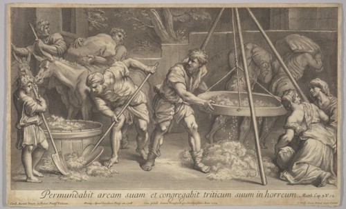 The Wheat & The Chaff, 1728. Creator: Johann Jakob Frey the Elder.
