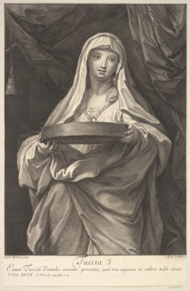 Tuccia, 1720. Creator: Johann Jakob Frey the Elder.