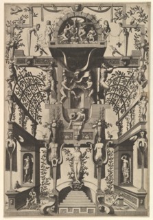 Modern Grotesque Decoration, 1557. Creator: Johannes van Doetecum I.