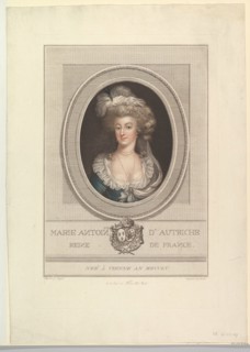 Portrait of Marie Antoinette, 1786-1800. Creator: John Curtis.