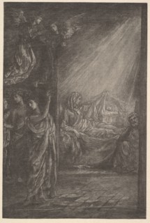 The Nativity.n.d. Creator: John La Farge.