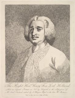 The Right Honorable Henry Fox, Lord Holland, May 19, 1782. Creator: Joseph Haynes.
