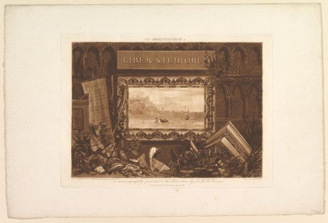 The Frontispiece to Liber Studiorum, May 1812. Creator: JMW Turner.