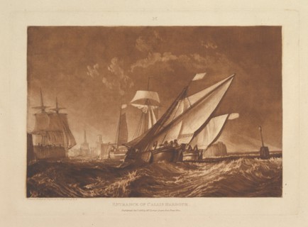 Entrance of Calais Harbour