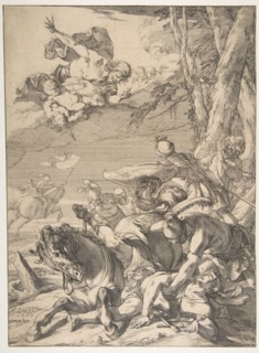 Conversion of St. Paul. Creator: Laurent de la Hyre.