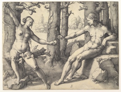Fall of Man, 1530. Creator: Lucas van Leyden.