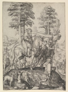 Abigail Before David, ca. 1507. Creator: Lucas van Leyden.