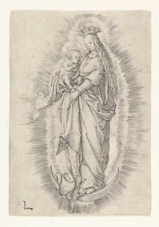The Crowned Virgin With Child in Glory, ca. 1512. Creator: Lucas van Leyden.