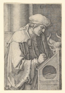St. Luke, 1518. Creator: Lucas van Leyden.