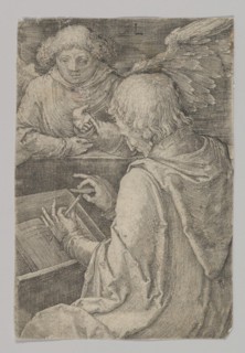 St. Matthew, from the series The Four Evangelists, 1518. Creator: Lucas van Leyden.