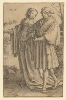 The Promenade, 1520. Creator: Lucas van Leyden.