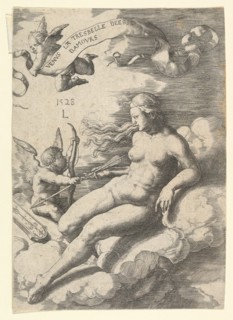 Venus and Cupid, 1528. Creator: Lucas van Leyden.