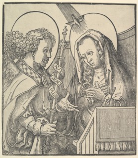 The Annunciation, 1515. Creator: Lucas van Leyden.