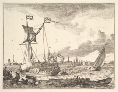Harbor Scene. Creator: Ludolf Backhuysen I.
