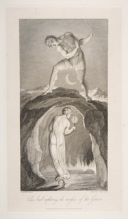 The Soul Exploring the Recesses of the Grave, from The Grave, a Poem by Robert Bl..., March 1, 1813. Creator: Luigi Schiavonetti.