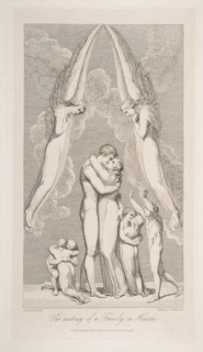 The Meeting of a Family in Heaven, from The Grave, a Poem by Robert Blair, March 1, 1813. Creator: Luigi Schiavonetti.