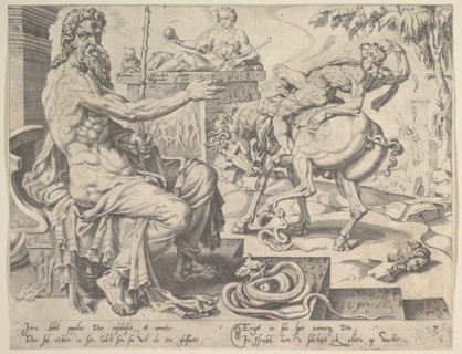 Dan, from the series The Twelve Patriarchs, 1550. Creator: Dirck Volkertsen Coornhert.