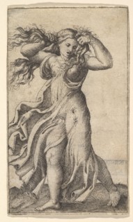 Woman pulling Her Hair, ca. 1515. Creator: Unknown.