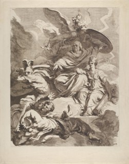 The Genius of Franklin, 1778. Creator: Marguerite Gerard.