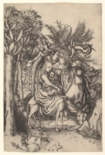 Rest on the Flight into Egypt, ca. 1435-1491. Creator: Martin Schongauer.