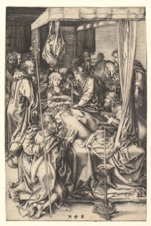 Death of the Virgin, ca. 1435-1491. Creator: Martin Schongauer.