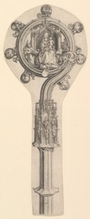 The Crozier, ca. 1435-1491. Creator: Martin Schongauer.
