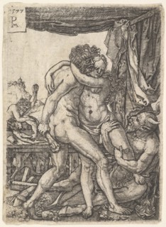 Hercules Fighting the Centaurs, 1577. Creator: Master PM.