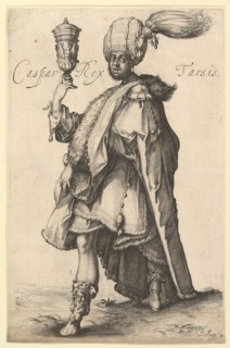 Caspar, after Three Magi series by Jacques Bellange, ca. 1615. Creator: Matthaus Merian.