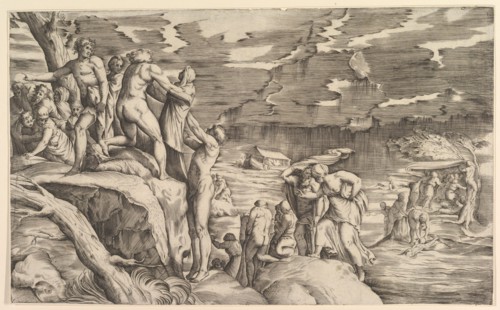 The Deluge. Creator: Attributed to Monogrammist 9