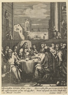 The Last Supper, from The Passion of Christ, mid 17th century. Creator: Nicolas Cochin.