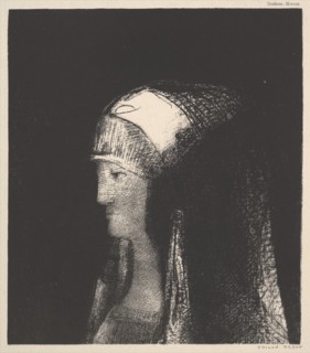 Druidesse, 1891. Creator: Odilon Redon.