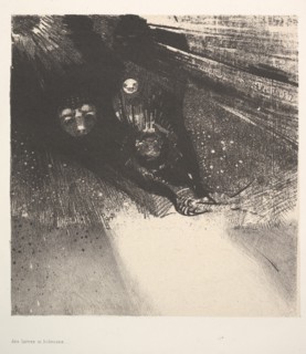 Hideous Larvae, 1896. Creator: Odilon Redon.