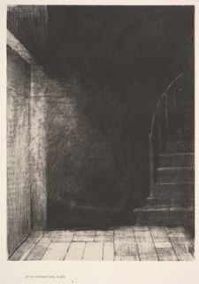 I saw a flash of light, large and pale, 1896. Creator: Odilon Redon.