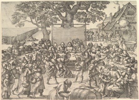 Peasant Wedding, 1560. Creator: Peeter van der Borcht.