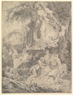 Fountain of Love, 1738. Creator: Pierre Alexandre Aveline.