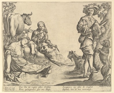 Bagpipe Player, 1610-50. Creator: Pierre Brebiette.