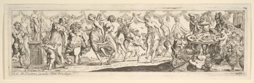 Bacchanal, 1615-42. Creator: Pierre Brebiette.