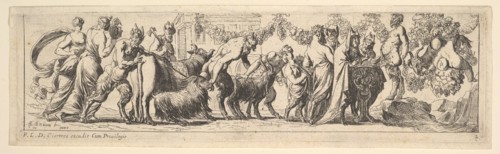 Bacchanal, 1615-42. Creator: Pierre Brebiette.