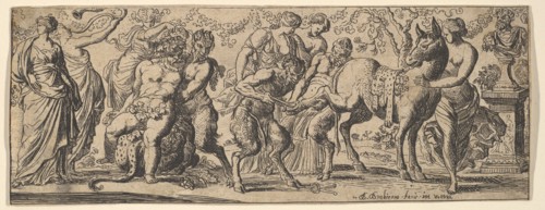Bacchanale, 1610-42. Creator: Pierre Brebiette.
