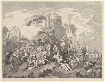 Country Fair, 1762. Creator: Pierre Charles Levesque.