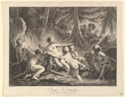 Diana and Acteon. Creator: Pierre Francois Tardieu.