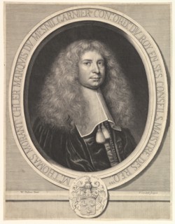 Portrait of the Marquis du Mesnilgarnier, 17th century. Creator: Pierre Lombart.