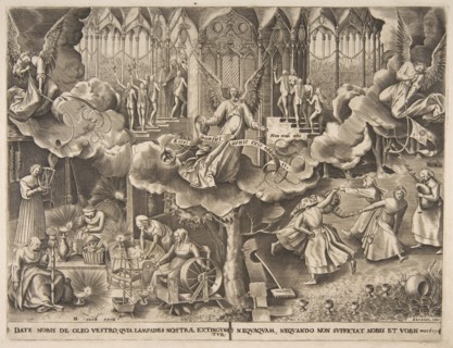 The Parable of the Wise and Foolish Virgins, ca. 1560-63. Creator: Philip Galle.