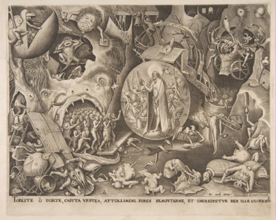 The Descent of Christ Into Limbo, 1551. Creator: Pieter van der Heyden.
