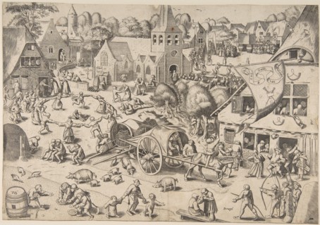 The Kermis at Hoboken, ca. 1559. Creator: Frans Hogenberg.