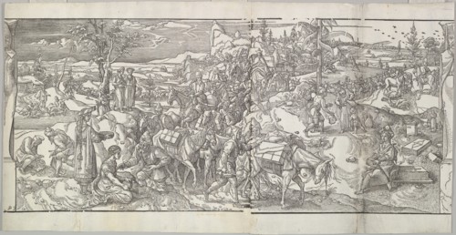 The Passage of a Caravan from the frieze Ces Moeurs et fachons de faire de Turcz