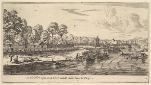 The River Seine at the Bend of the Mall, 17th century. Creator: Reinier Zeeman.
